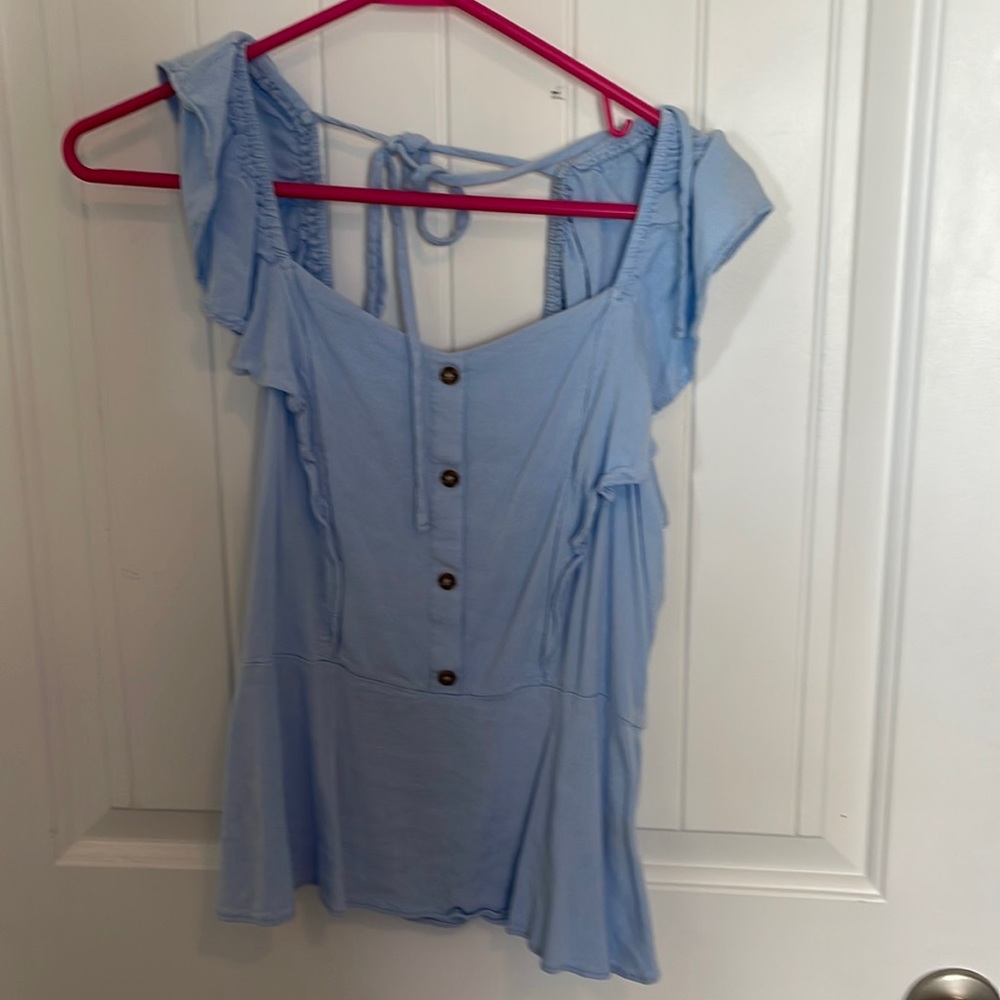 Cute blue tank